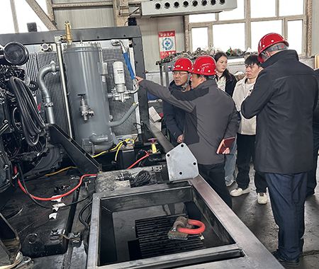 Russian customer visited our plant