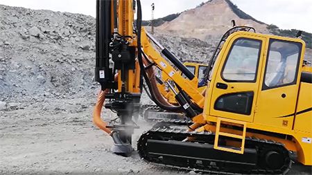 Details of JK730 DTH drilling rig