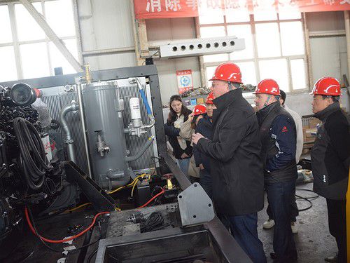 Uzbekistan customer visited our plant