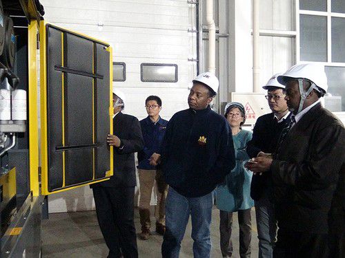 Sudanese customer visited our plant